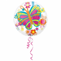 Balon foliowy Motylek w balonie 60 cm